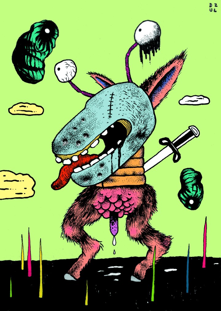 Ser viviente de Changosperros. Ilustración